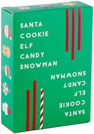 Santa Cookie Elf Candy Snowman Christmas Edition Holiday Card Game box art